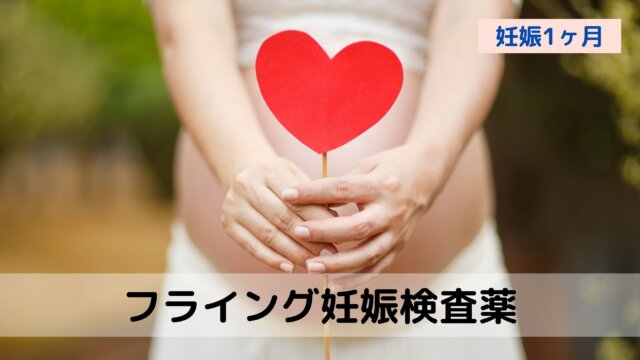 妊娠1ヶ月 フライング妊娠検査薬
